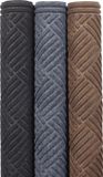 Notrax Diamond CTE™ Robuuste entreemat met verhoogde Aqua Dam 120cm x 180cm Antraciet