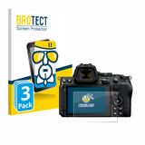 BROTECT Bedifol GmbH Screenprotector 3 Stuks voor Nikon Z5 II Beschermglas transparant