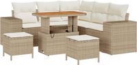 vidaXL Tuinbank Beige/ Crèmewit