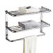 LUANT 30 inch badkamerplank 3-laags wandmontagerek met handdoekstangen, extra lang