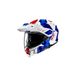 HJC i80 Roki Wit Rood Blauw Adventure Motorhelm Maat S