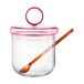 Muurla sucrier Loop Ø14 cm clair-rose-ambre