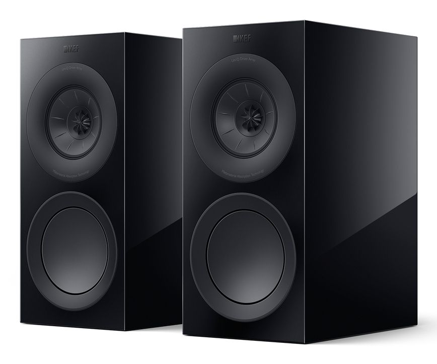 KEF R3 Meta Boekenplank Speaker - Zwart Hoogglans (Per Paar)