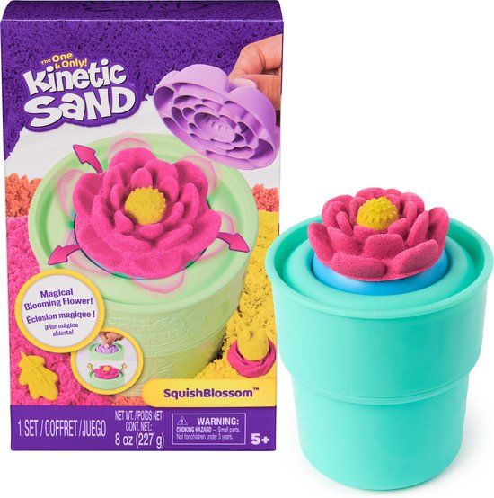 Kinetic Sand Squish Blossom - 227 gram - Roze