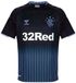 Hummel Rangers FC 2019/20 Uitshirt Zwart M