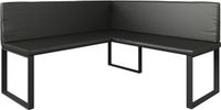 Vicco Ravon Eetkamerhoekbank – 150 x 150 cm Zwart