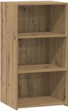 vidaXL Dressoir Artisanaal eiken 50 x 41 x 93 cm Bewerkt hout