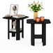 Furinno Eindtafels, Hout, Espresso, one size