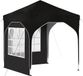 vidaXL - Pop-up Feesttent - 192 x 192 x 245 cm - Zwart