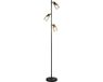 RL LIVE YOUR LIGHT REALITY CADIZ - Vloerlamp - Zwart mat - excl. 3x E14 4 W - Voetschakelaar
