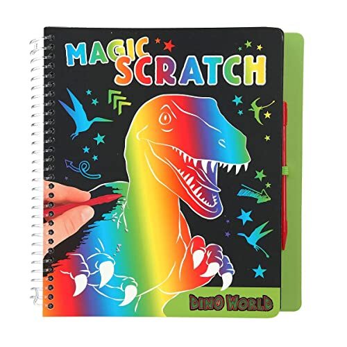 Depesche Dino Wolrd Magic Scratch Book