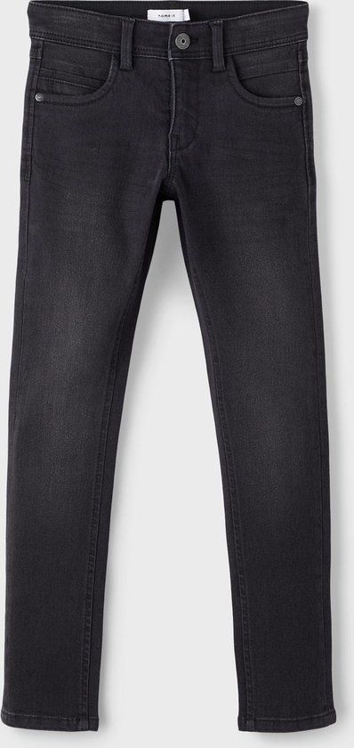 NAME IT NKMSILAS XSLIM Jeans - Boys - Size 110 - Black Denim