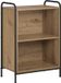 vidaXL Boekenkast 55,5 x 33 x 174 cm Bewerkt hout Artisanaal eiken