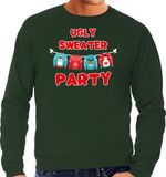 Bellatio Decorations Shoppartners Bv Ugly sweater party Kerst sweater / Kerst trui groen voor heren - M