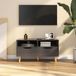 Maison Exclusive - meuble TV, gris, 90 x 40 x 48,5 cm, bois composite