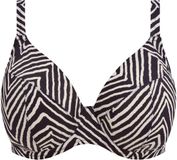 Elomi Fiji Falls Bikini Top Zwart/Wit 85H