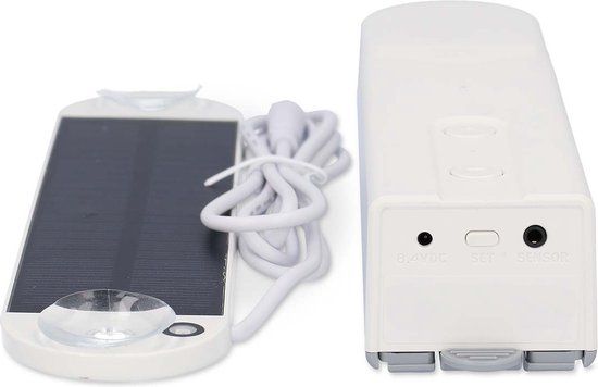 Nedis SmartLife Gordijnrobot - Paneelgordijnen / Rolgordijnen / Vouwgordijnen - Solar Powered - Wit