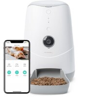 Pettadore Nutri View 2 - Smart Voerautomaat voor Katten & Honden - Met Camera & App - Wit - 3.7L