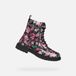 GEOX ECLAIR MEISJES ENKELLAARZEN ZWART/ROZE MAAT 38