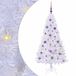 vidaXL - Kunstkerstboom - Lila - 150 cm - PVC en Staal