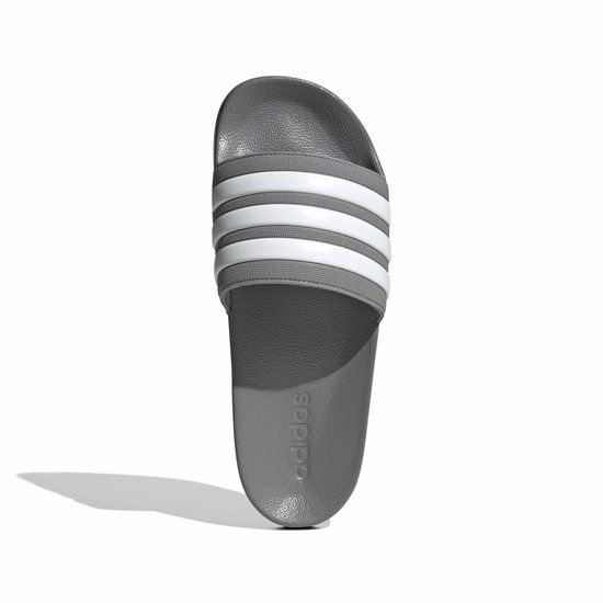 adidas Sportswear Adilette Shower Slides - Unisex - Grey - Size 38