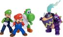 JAKKS Pacific Jakks Super Mario Galaxy Film - Multipack met 13 cm figuren – Mario, Yoshi en exclusieve Wonder Bowser Jr. en Luigi figuren