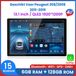 Awesafe Autoradio 13.1 Inch Scherm - Geschikt Voor Peugeot 208/2008 2011 t/m 2019 - Android 15.0 - Draadloos Apple Carplay & Android Auto - 6GB + 128GB - 8-Core processor - Bluetooth & Wifi - GPS Navigatie
