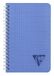 Clairefontaine 328535C Collectie Linicolor Fresh Pak met 10 Notitieboekjes met Spiraalbinding - 11x17 cm - 100 Pagina's Kleine Ruitjes - Wit Papier 90 g - Polypro Omslag Transparant - Willekeurige Kleuren