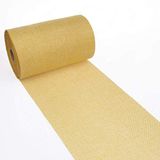 Deko As Shabby Chic Tafelloper in linnenlook, polyester geurloos, zonnegeel, 20 cm x 5 m
