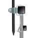 Ibenzoa® Support de parasol pour balcon et jardin - Métal, Argent