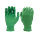 SHOWA 6110PF Beschikbare Biologisch afbreekbare Nitrilpoeder Vrije Werkhandschoen, 240mm lang, .1mm dik, Groen, S