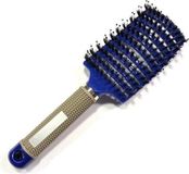 Heble® Anti Klit Haarborstel - Blauw - Nylon