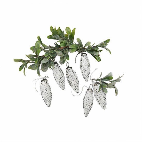 LOBERON Hanger set van 6 Fréderise antiekwit