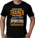Bellatio Decorations Grote maten Trotse trainer van de beste sporters cadeau t-shirt zwart voor heren - kado voor een sport / trainer XXXXL