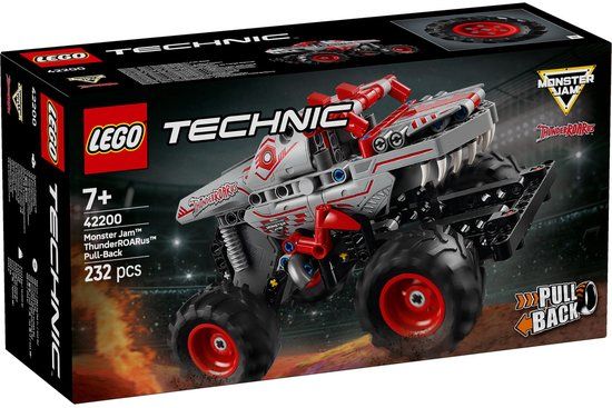 LEGO Technic Monster Jam™ ThunderROARus™ pull-back truck - 42200 - Bouwset - 232 onderdelen