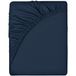 Sleepdown Hoeslaken Polycotton Easy Care Non-Iron Super Soft 10 Inch 25cm Diepe Pocket Bedlaken Beddengoed - Super King - Navy