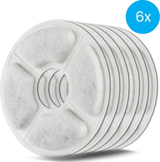 Auronic Drinkfontein Filters - 6 Stuks