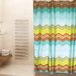 MSV 140254 douchegordijn, polyester, regenboogkleuren, 180 x 200 cm
