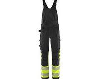 Fristads High vis Green Amerikaanse overall stretch klasse 1 1032 GSTP - Hi-Vis geel/zwart - D84