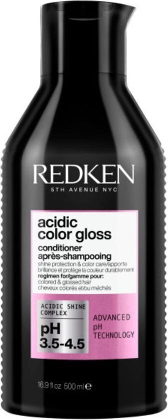 Redken Acidic Color Gloss Conditioner - Gekleurd Haar - Kleurbehoud &amp; Glans - 500 ml