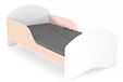 Lendo LEO2 Serie lit enfant - Blanc/Rose - 160x70cm - Inclus matelas