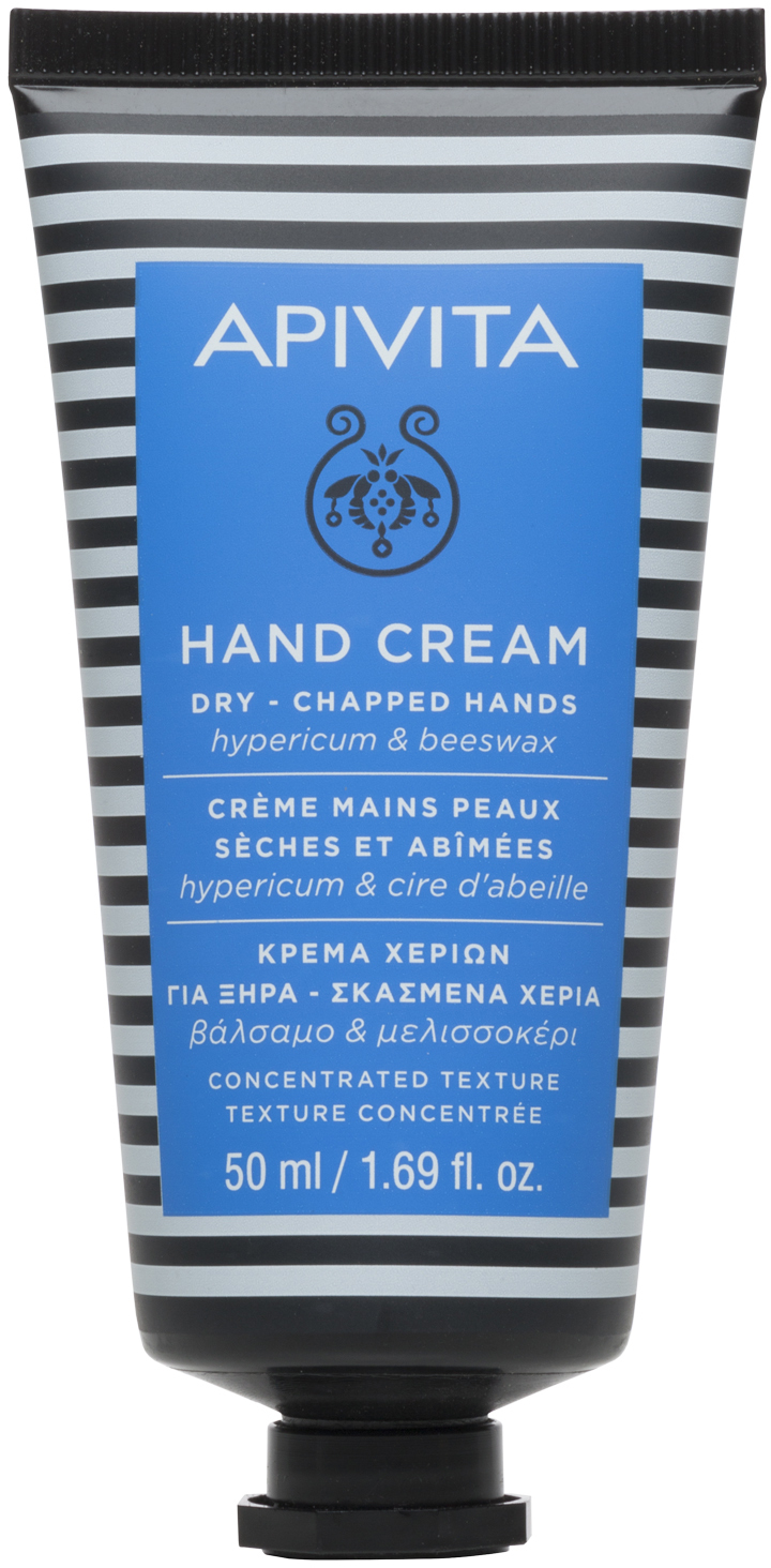 Apivita Body Care Hand Hand Cream With Hypericum & Beeswax Creme Droge Handen 50ml