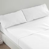 Burrito Blanco Beddengoedset, katoenmix, natuurwit