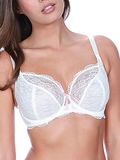 Freya Fancies Underwire Plunge beha voor dames, Wit.