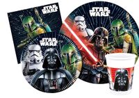 Ciao - Partyset Star Wars (borden, bekers, servetten), meerkleurig, AZ072
