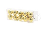 Nataluna L. Gepolijste gouden ballen 4 cm 10 stuks