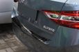 Zwart Avisa Zwart RVS Achterbumperprotector passend voor Skoda Superb III Combi 2015-