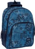 Safta Schoolrugzak New Edition Marineblauw 32 x 42 x 15 cm