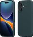 kwmobile telefoonhoesje geschikt voor Apple iPhone 17 - Hoesje met siliconen coating - Smartphone case in leisteen