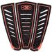 Ocean & Earth Kanoa Igarashi Signature Tail Surf Traction Pad 3 Unités Rouge